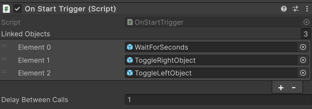 On Start Trigger